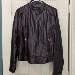 GUESS faux-leather jacket